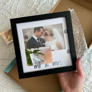 Black Photo Frame - Mr & Mrs Design
